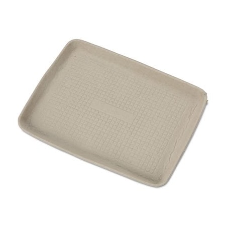 Huhtamaki Chinet, Strongholder Molded Fiber Food Trays, 9 X 12 X 1, Beige, Rectangular, 250PK 20815